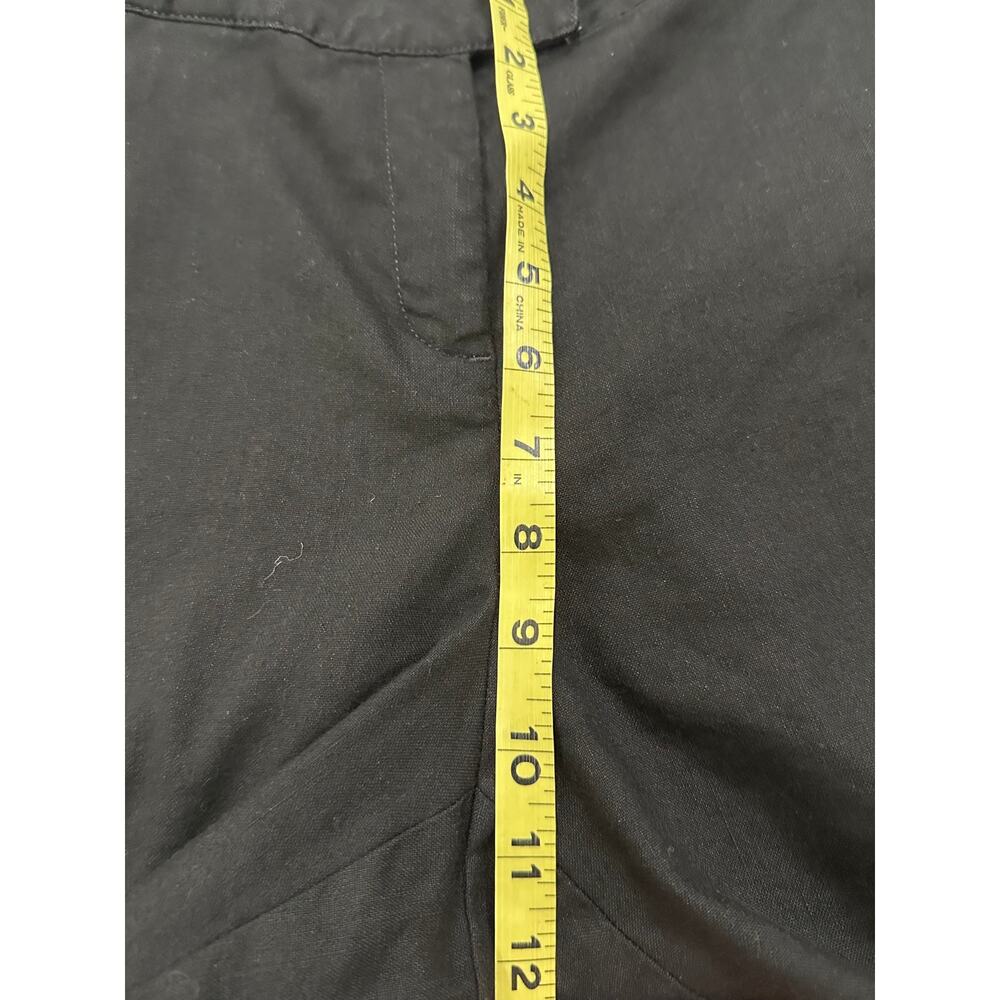 J. Jill Linen Blend Capri Pants Size 14P EUC Coastal Grandmother Resort Wear - Picture 8 of 10